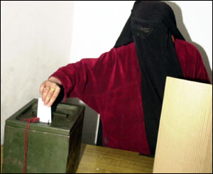 कश्मीर में मतदान