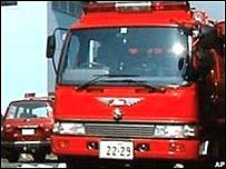 Caminhão de bombeiros no Japão