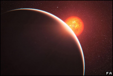 How an artist imagines the super-earth planet