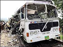 श्रीलंका में एक बस दुर्घटना