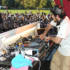 Outlandish's DJ doing the do