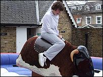 alison on bucking bronco
