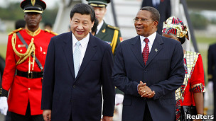 習近平和坦桑尼亞總統基奎特