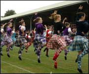 Highland dancing at Inverness Highland Games. Photo courtesy of Homecoming Scotland.