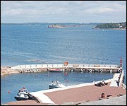 A harbour in Åland