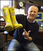 Graham Bannerman with wellingtons