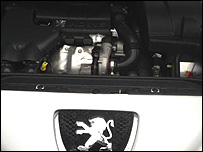 Hybrid engine in special Peugeot 408