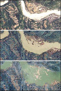 भूकंप से बनी झील