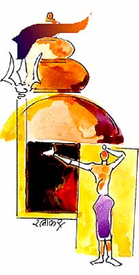 चित्रांकन-लाल रत्नाकर