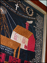 Embroidered memorial for the Cadeby pit disaster (1912)