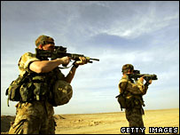 سربازان بريتانيايی در افغانستان