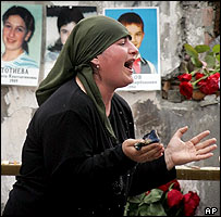 Người thân của nạn nhân Beslan