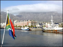 The V and A Waterfront and Table mountain