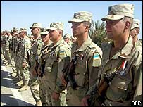 Ukrajinští vojáci v Iráku