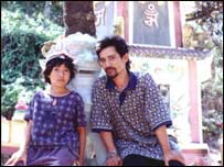 Phan Tâm Hữu cùng con trai