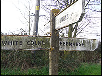 Old Essex roadsign