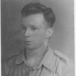 Dennis Maher, gunner, circa 1943
