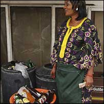 A bar keeper in Lagos