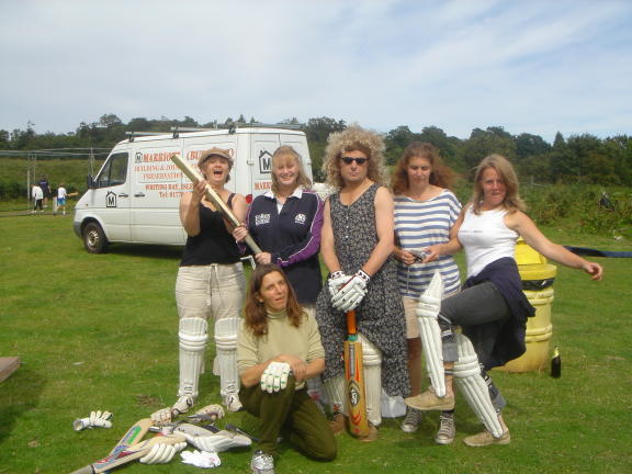 Arran Ladies All Star Cricket team