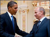 Барак Обама і Владімір Путін