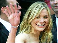 A atriz americana Cameron Diaz