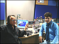 محمود کامن و هارون يوسفی در استوديو شماره هفت