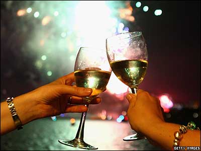 Celebración de Año Nuevo.