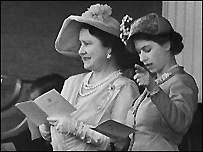 Princess Elizabeth circa 1950 studying the form guide on the first day of Ascot 