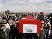 तुर्की के मृत सैनिक