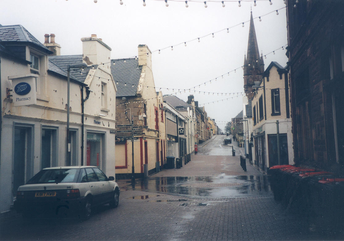Stornoway Town Centre on Sunday afternoon