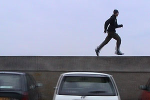 Sam has been doing a sport called Parkour for several years. Loosely translated it means 'Urban obstacle course'.