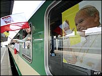 Vlak polských poutníků