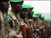 Ugandalı barış gücü askerleri