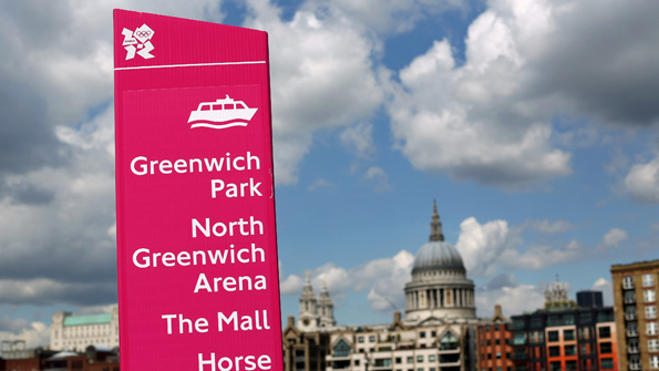 London Olympic signage