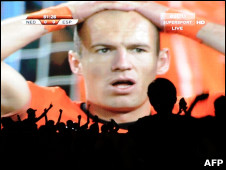 Арьен Роббен на телеэкране