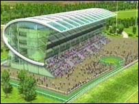 Artists' Impression of racecourse