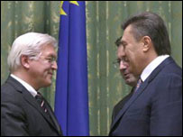 Янукович та Франк-Вальтер Штайнмайер