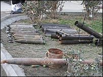 راکتهای منفجر نشده