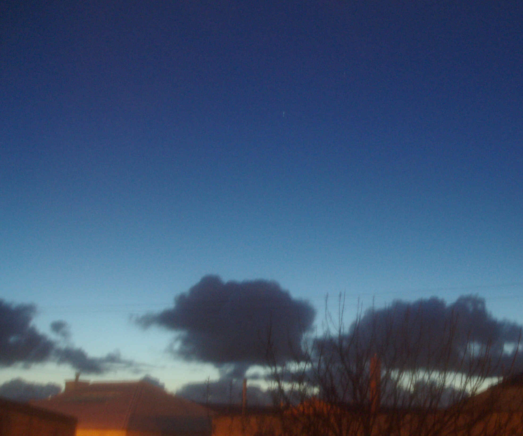 View north at 23.23 tonight