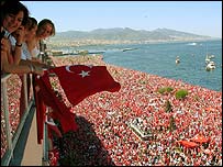 İzmir'deki miting