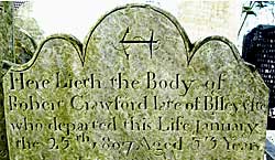 Gravestone in Donaghadee Churchyard