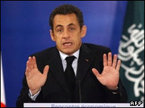 Nicolas Sarkozy, presidente francês