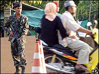 soldado tailandês em Pattani