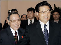 Ông Phan Văn Khải và Hồ Cẩm Đào gặp nhau ở Việt Nam