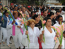 Las Damas de Blanco de Cuba / Foto: Raquel Pérez