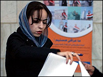 Irácká volička v Íránu