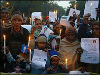 लापता बच्चों के परिजन