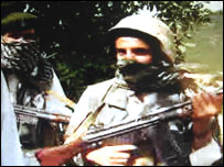 طالبان کی ویڈیو سے لی گئی ایک تصویر