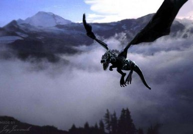 Black montine dragon