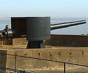 One of the many German guns to be found on Jersey